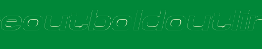 SpaceOutBoldOutline-Italic.ttf是一款不错的英文字体下载