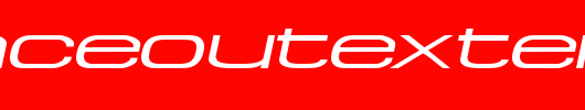 SpaceOutExtended-Italic.ttf是一款不错的英文字体下载