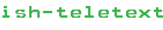 Spanish-Teletext.ttf是一款不错的英文字体下载
