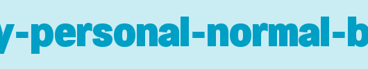 Specify-PERSONAL-Normal-Black.ttf是一款不错的英文字体下载