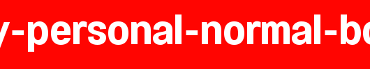 Specify-PERSONAL-Normal-Bold.ttf是一款不错的英文字体下载