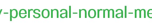 Specify-PERSONAL-Normal-Medium.ttf是一款不错的英文字体下载