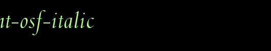 Spectrum-MT-OsF-Italic.ttf是一款不错的英文字体下载