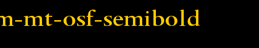 Spectrum-MT-OsF-SemiBold.ttf是一款不错的英文字体下载