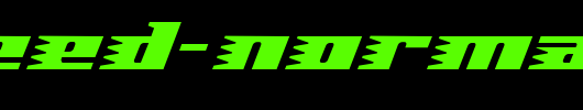 Speed-Normal.ttf是一款不错的英文字体下载