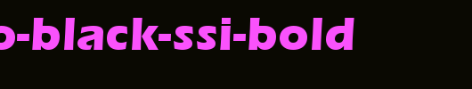 Speedo-Black-SSi-Bold.ttf是一款不错的英文字体下载