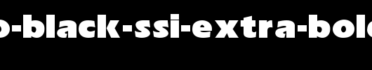 Speedo-Black-SSi-Extra-Bold.ttf是一款不错的英文字体下载