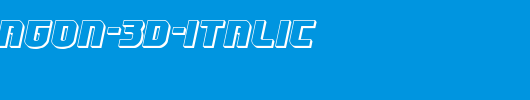 Speedwagon-3D-Italic.ttf是一款不错的英文字体下载