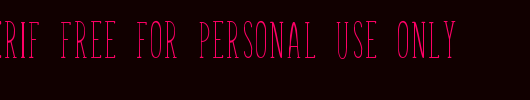 SpettekakaSerif_FREE_FOR_PERSONAL_USE_ONLY_英文字体