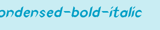 Spike-Condensed-Bold-Italic.ttf是一款不错的英文字体下载