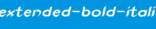 Spike-Extended-Bold-Italic.ttf是一款不错的英文字体下载
