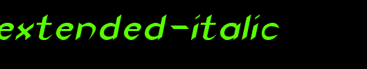 Spike-Extended-Italic.ttf是一款不错的英文字体下载