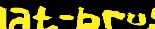 Splat-Brush.ttf是一款不错的英文字体下载
