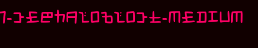 Splatoon-Cephaloblock-Medium.ttf是一款不错的英文字体下载