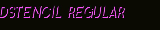 SplendidStencil-Regular.otf是一款不错的英文字体下载
