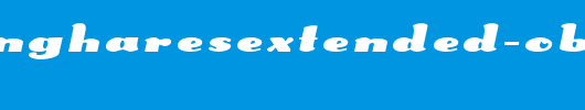 SplittingHaresExtended-Oblique-1-.ttf是一款不错的英文字体下载