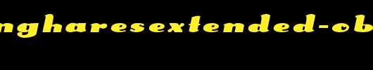 SplittingHaresExtended-Oblique.ttf是一款不错的英文字体下载