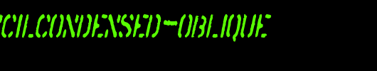 SprayStencilCondensed-Oblique.ttf是一款不错的英文字体下载