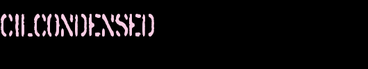SprayStencilCondensed.ttf是一款不错的英文字体下载