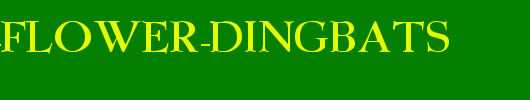 Spring-flower-dingbats.ttf是一款不错的英文字体下载