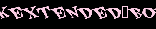 SpunkExtended-Bold.ttf是一款不错的英文字体下载