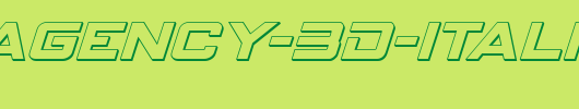 Spy-Agency-3D-Italic-copy-1-.ttf是一款不错的英文字体下载