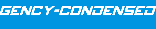 Spy-Agency-Condensed-Italic.ttf是一款不错的英文字体下载