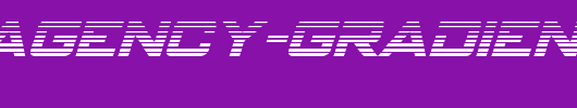 Spy-Agency-Gradient-Italic.ttf是一款不错的英文字体下载