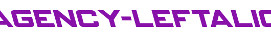 Spy-Agency-Leftalic-copy-1-.ttf是一款不错的英文字体下载