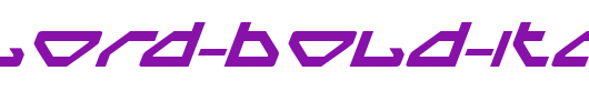 Spylord-Bold-Italic.ttf是一款不错的英文字体下载