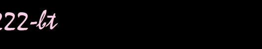 Staccato222-BT.ttf是一款不错的英文字体下载
