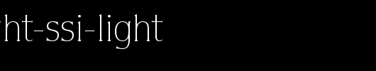 Stack-Light-SSi-Light.ttf是一款不错的英文字体下载