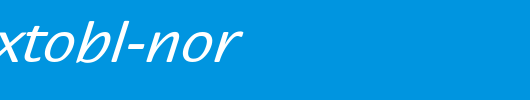 StackExtObl-Nor.ttf是一款不错的英文字体下载
