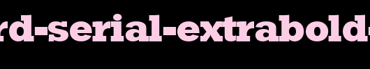 Stafford-Serial-ExtraBold-Regular.ttf是一款不错的英文字体下载