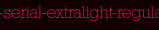 Stafford-Serial-ExtraLight-Regular.ttf是一款不错的英文字体下载