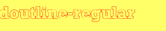 StaffordOutline-Regular.ttf是一款不错的英文字体下载