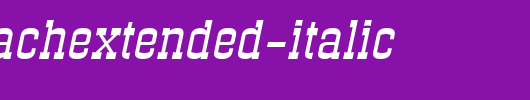 StagecoachExtended-Italic.ttf是一款不错的英文字体下载