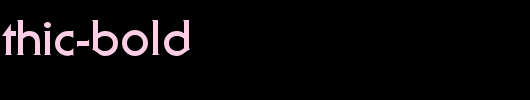 Staid-Gothic-Bold.ttf是一款不错的英文字体下载