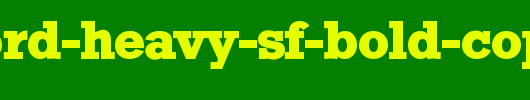 Stamford-Heavy-SF-Bold-copy-1-.ttf是一款不错的英文字体下载