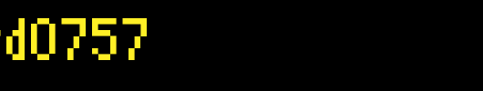 Standard0757_英文字体