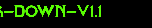 Star-Down-V1.1.ttf是一款不错的英文字体下载