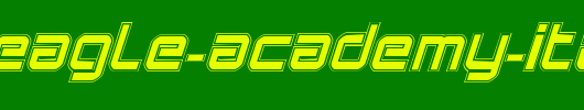 Star-Eagle-Academy-Italic.ttf是一款不错的英文字体下载