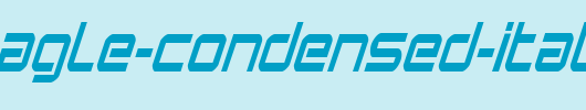 Star-Eagle-Condensed-Italic.ttf是一款不错的英文字体下载