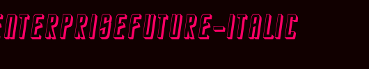 StarTrekEnterpriseFuture-Italic.ttf是一款不错的英文字体下载