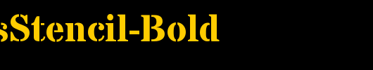 StardosStencil-Bold_英文字体
