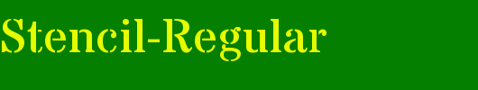 StardosStencil-Regular_英文字体