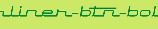 Starliner-BTN-BoldOblique.ttf是一款不错的英文字体下载