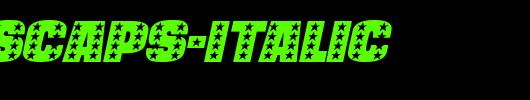 StarsCaps-Italic.ttf是一款不错的英文字体下载