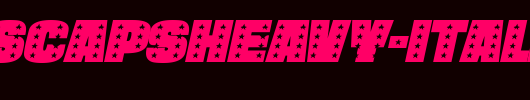 StarsCapsHeavy-Italic.ttf是一款不错的英文字体下载