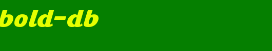 Stein1-Bold-DB.ttf是一款不错的英文字体下载